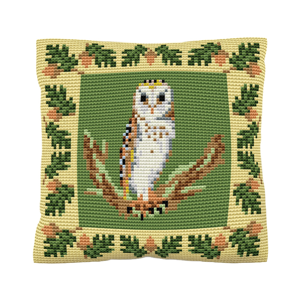 Barn Owl Cushion Tapestry Kit