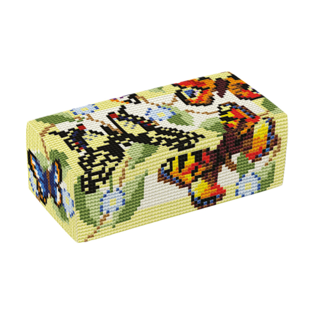 Butterflies Door Stop Tapestry Kit Brigantia Needlework