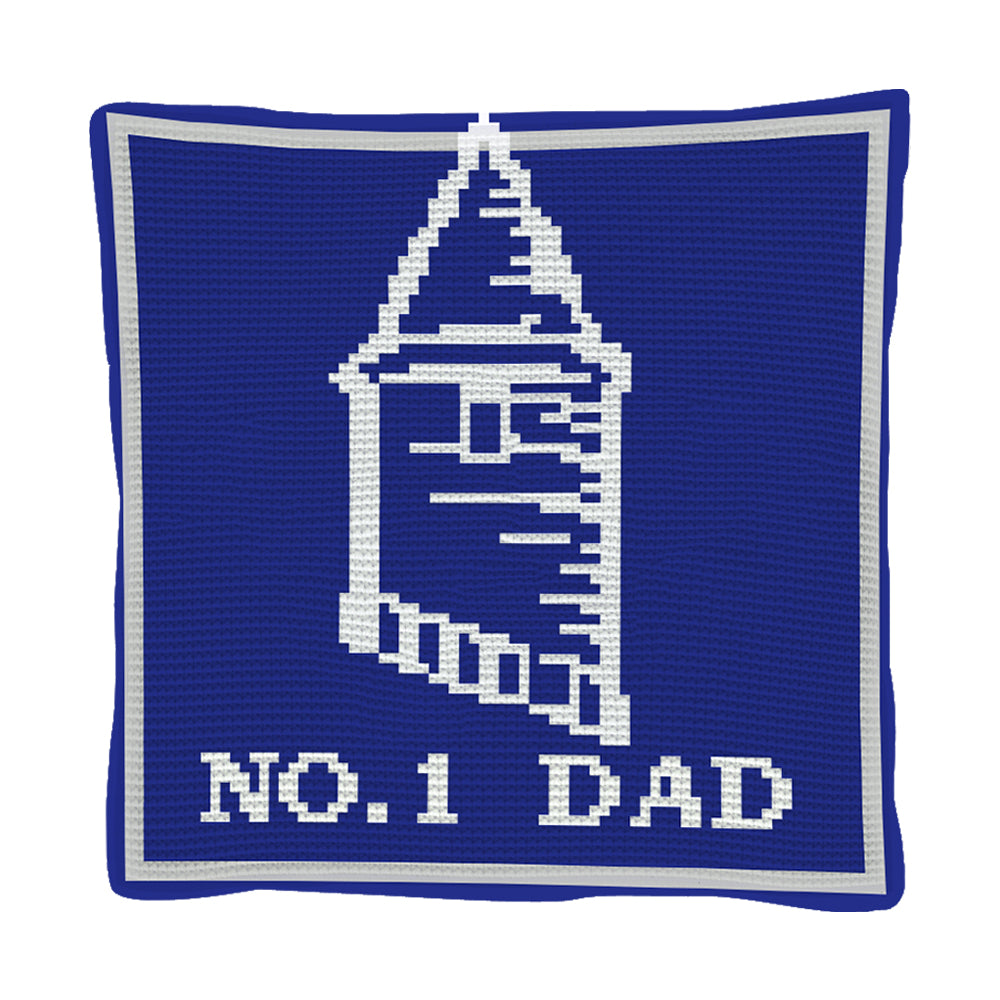 No.1 Dad Everton Finished Cushion