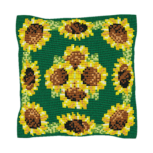 cushion tapestry kit - green