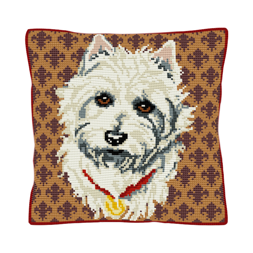 Westie Cushion Tapestry Kit