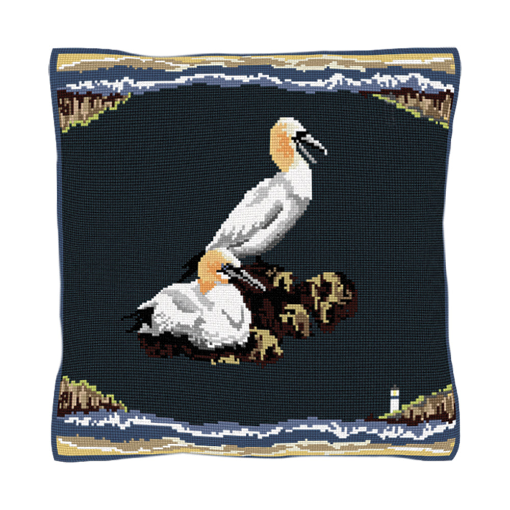 Gannets Cushion Tapestry Kit
