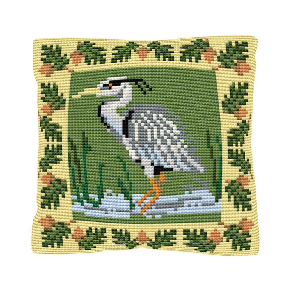 Heron Cushion Tapestry Kit