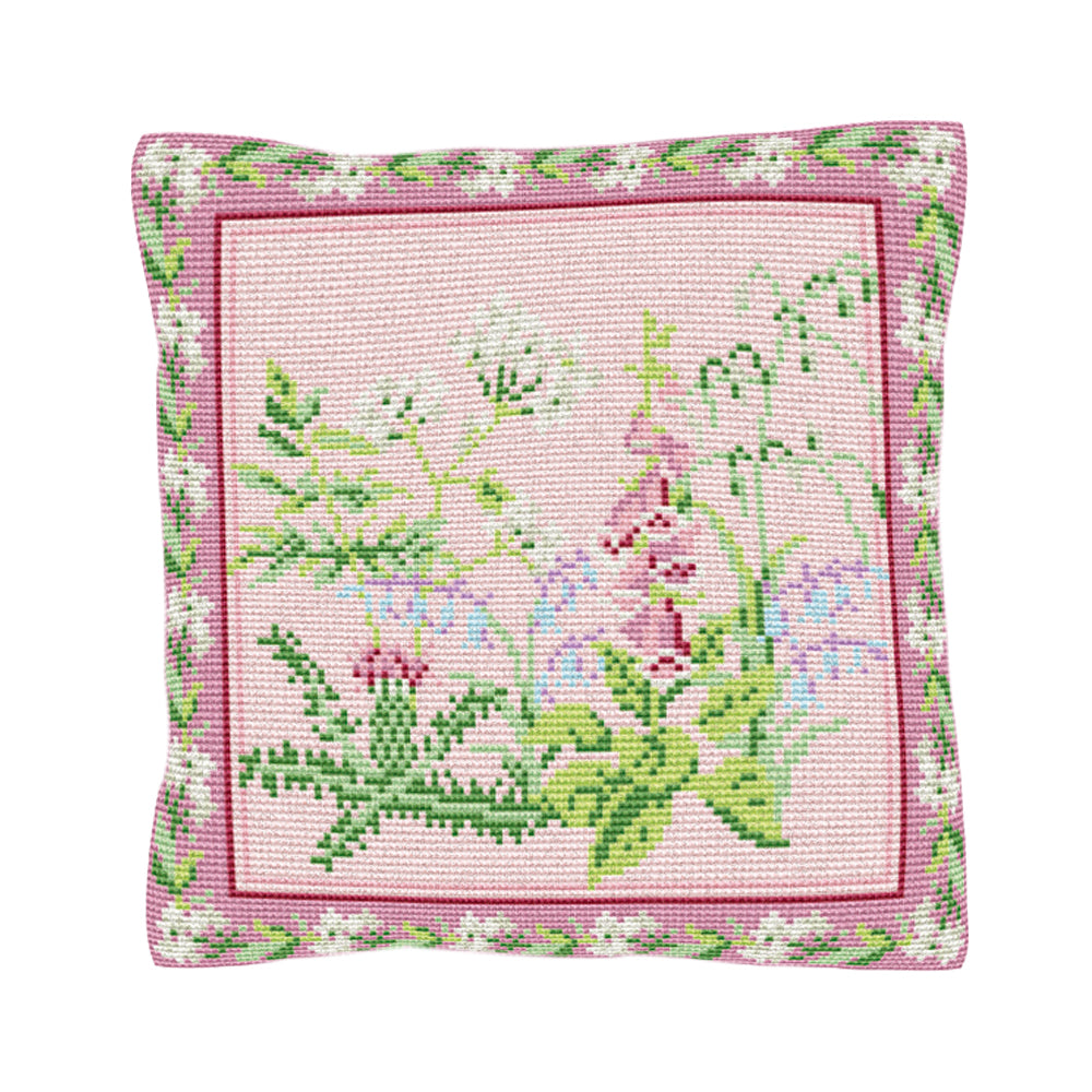 Wildflowers Cushion Tapestry Kit