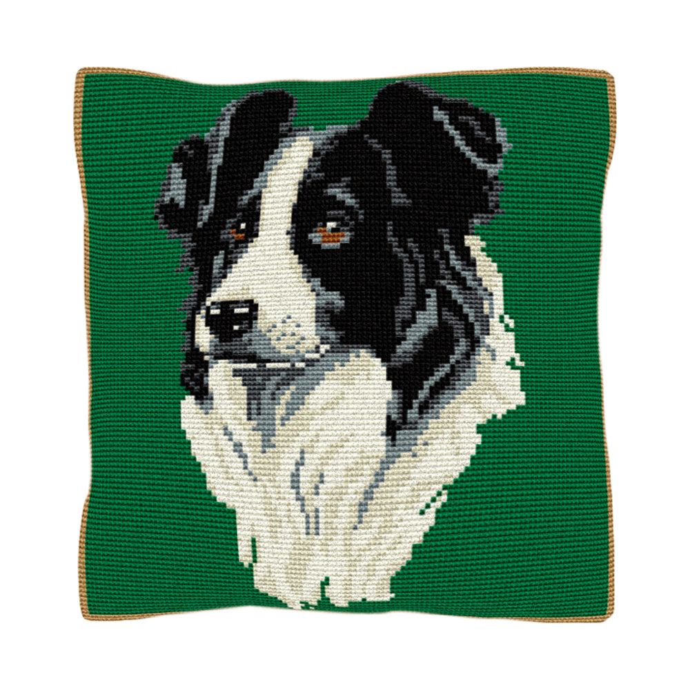 Border Collie Cushion Tapestry Kit