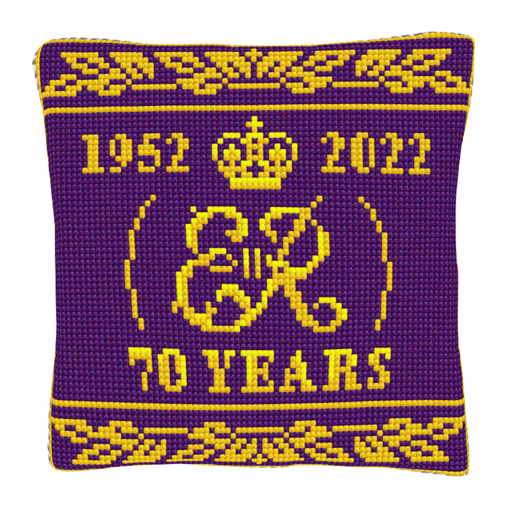Royal Platinum Jubilee Cushion Tapestry Kit