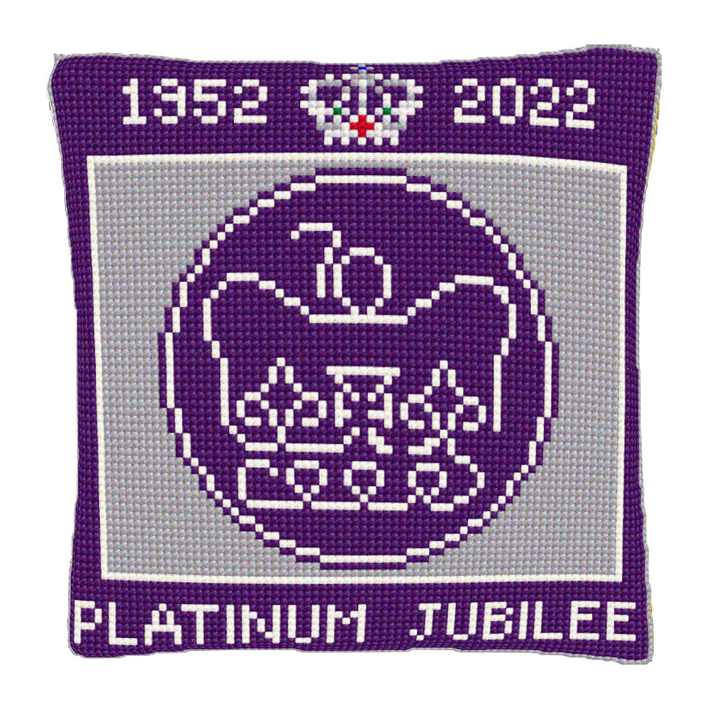 Official Platinum Jubilee Cushion Tapestry Kit