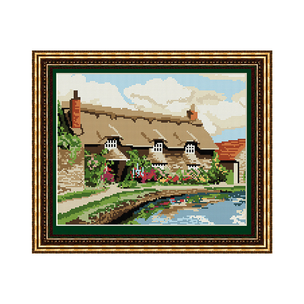 Thornton le Dale Cottage Tapestry Picture Kit