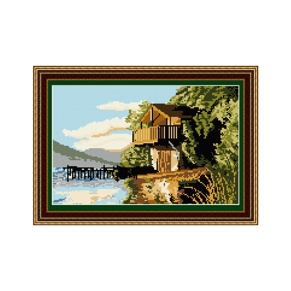 Ullswater Boathouse Tapestry Picture Kit
