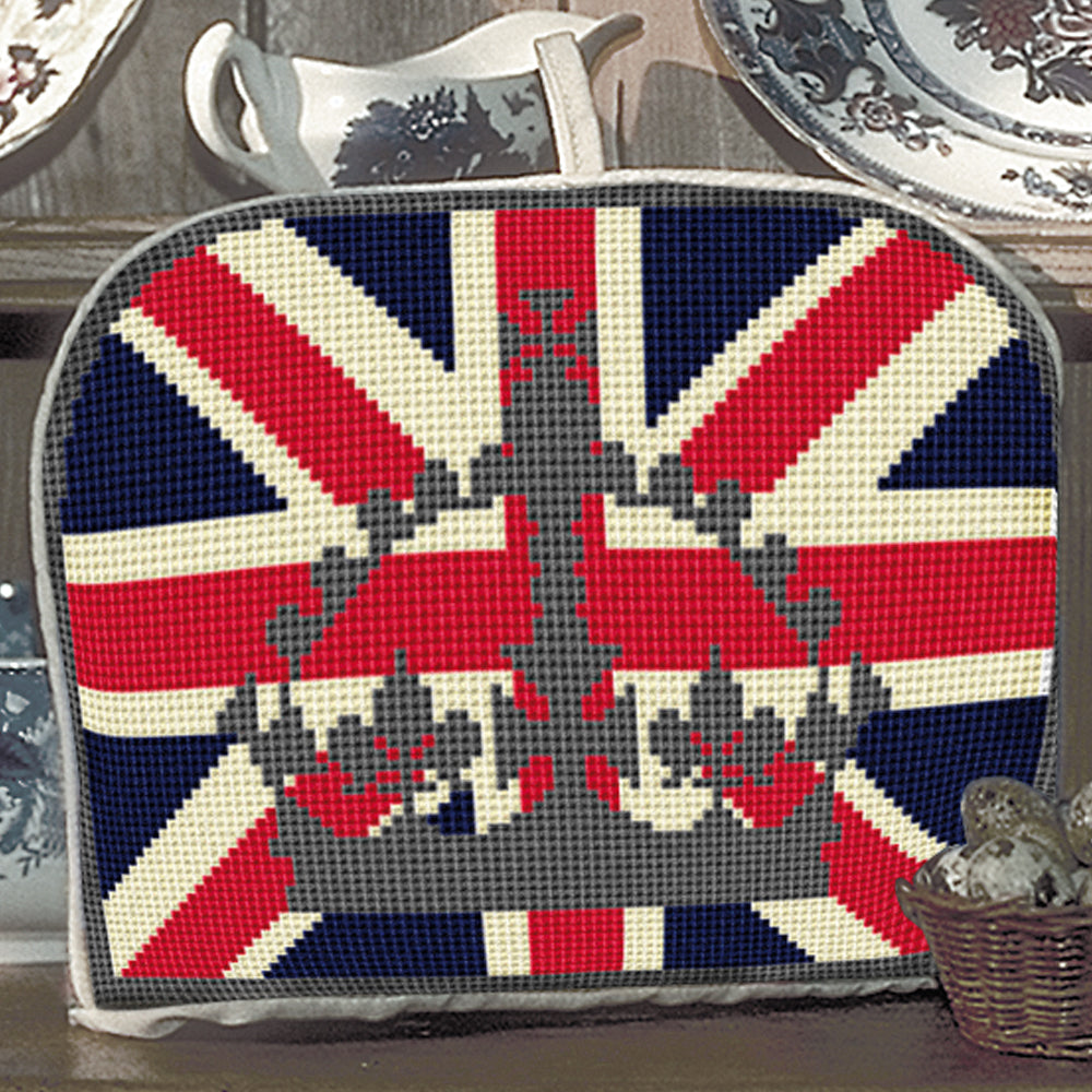 Silver Crown Tea Cosy Tapestry Kit